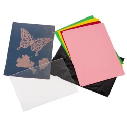 Foto-Solarpapier A5 farbig, mit Fixierscheibe, 16 Blatt