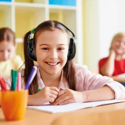 Gehör-Schutz für Kinder "Auris Plus" schwarz, 24,3 dB