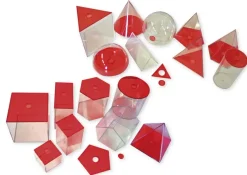 Geometrie-Körpersatz, groß, 17-tlg.