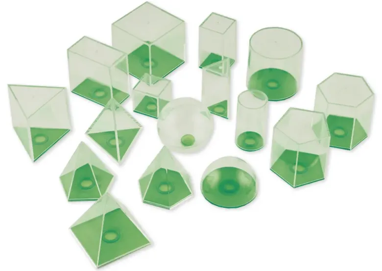 Geometrie-Körpersatz, klein, 17-tlg.