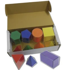 Geometrie-Körper Set mit Flächenabwicklung 22-tlg.