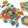Geometrische Flächen aus RE-Wood, 250 Stück
