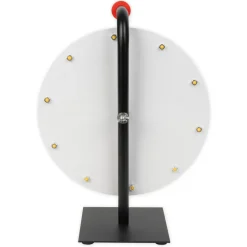 Glücksrad aus Kunststoff mit Metallständer, 30 cm ø