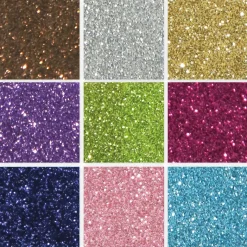 Glitterkarton A4, 230g/m², 10 Bogen