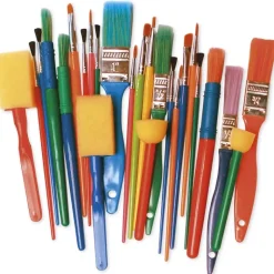 Gruppen-Set Bunte Pinsel, 25-tlg.