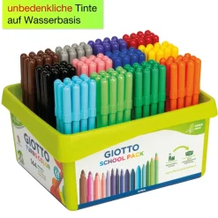 Gruppen-Set GIOTTO Turbo Color Fasermaler, Spitze 2,8 mm, 144-tlg.