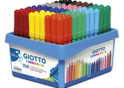 Gruppen-Set GIOTTO Turbo Maxi Fasermaler, Spitze 5 mm, 108-tlg.