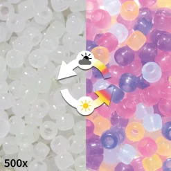 Gruppen-Set UV-Perlen, bunt, 500 Stück