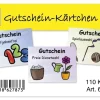 Gutschein-Kärtchen für Schüler/innen, 110 Stück im Etui