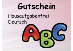 Gutschein-Kärtchen für Schüler/innen, 110 Stück im Etui