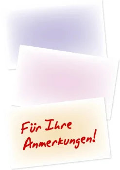 Haftnotiz-Blöcke „Stundenfelder A4“ M, 6 Blöcke