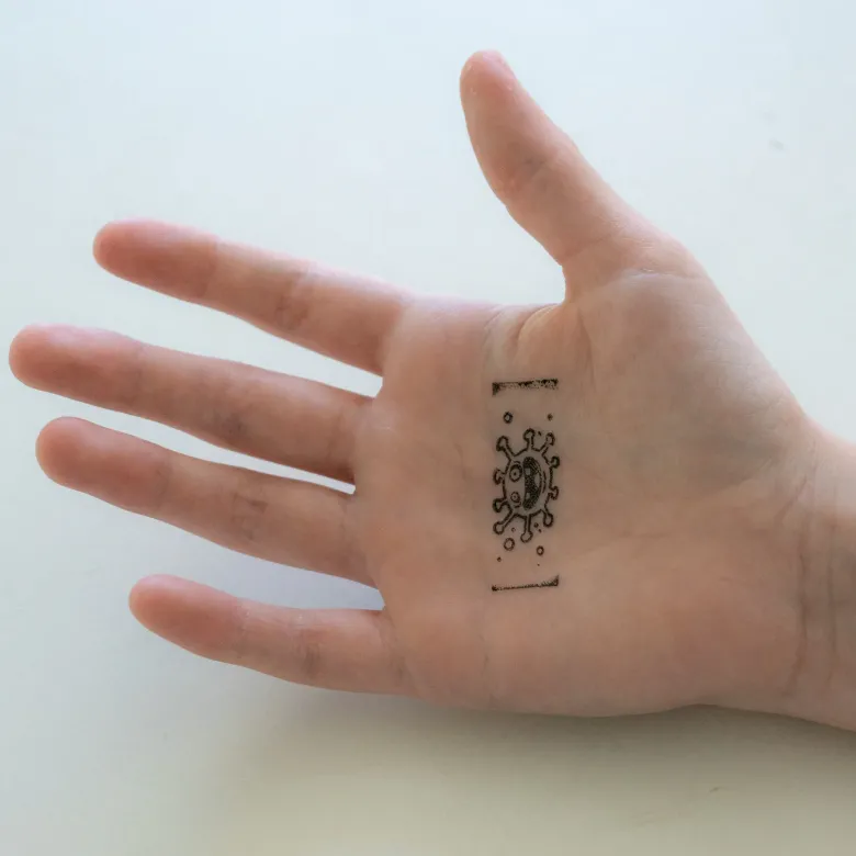 Handwasch-Stempel