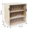 Handy-Parkplatz "Premium" aus MDF, 30 Fächer, abschließbar