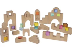 Holzbaukasten "Meine Regenbogenstadt", 24-tlg.