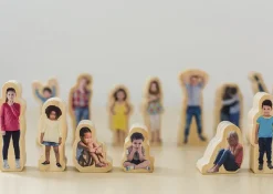Holzfiguren "Wie fühlst du dich?", 15-tlg.