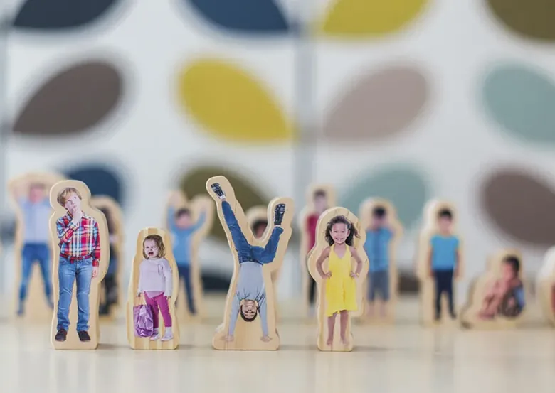 Holzfiguren "Wie fühlst du dich?", 15-tlg.