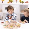 Holz-Funkelsteine "Regenbogen" für Jahreszeiten-Kreis, 13-tlg.