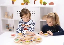 Holz-Funkelsteine "Regenbogen" für Jahreszeiten-Kreis, 13-tlg.