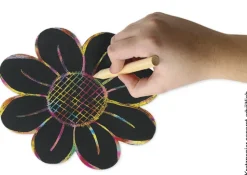 Holzstäbchen für Kratzpapier, 48-tlg.