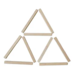 Holz-Stäbchen-Spiel im Etui