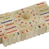 Holzstempel "Kalender", 30-tlg.