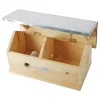 Hummel-Haus, aus Holz, aufklappbar