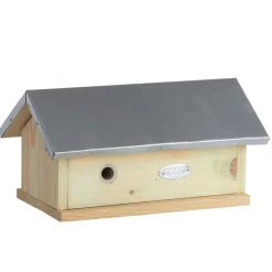 Hummel-Haus, aus Holz, aufklappbar