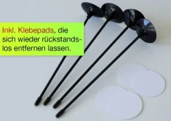 Hygiene-Schutzaufsteller Basic T-Form, 3-fache Trennwand