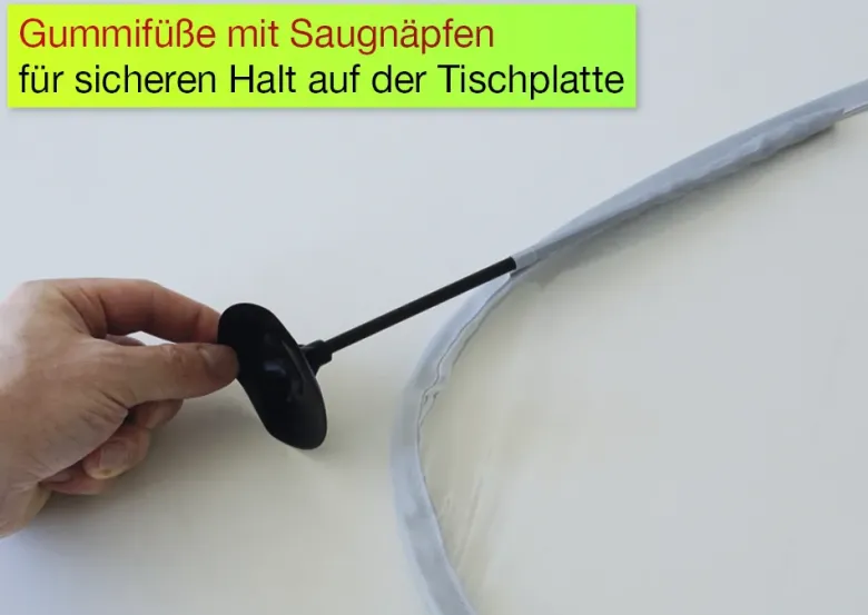 Hygiene-Schutzaufsteller Basic T-Form, 3-fache Trennwand