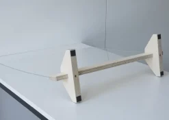 Hygiene-Schutzwand Exklusiv L für Tische