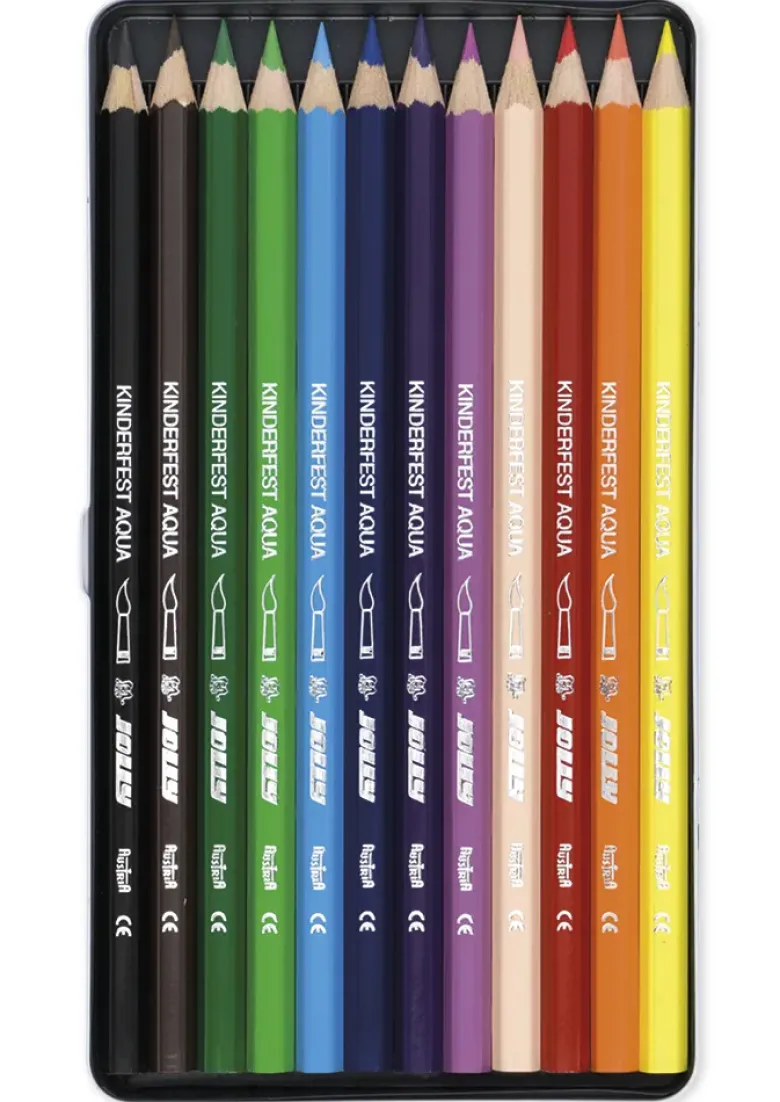 JOLLY Supersticks AQUA im Metall-Etui, 12-tlg.