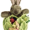 Kaninchen im Salat, Handspiel- und Fingerpuppenset, 4-tlg.