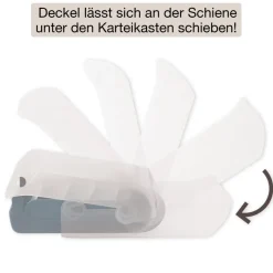 Karteikasten für A8 Kunststoff