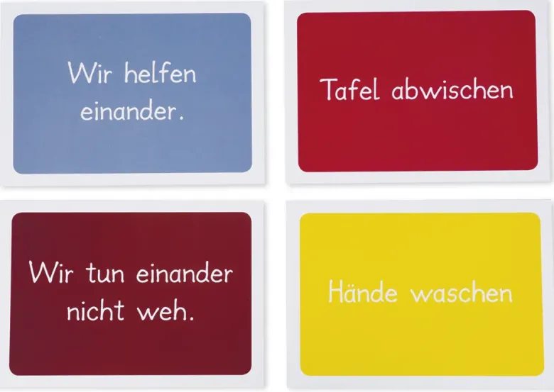Karten-Set "Verhaltensregeln", 18-tlg.