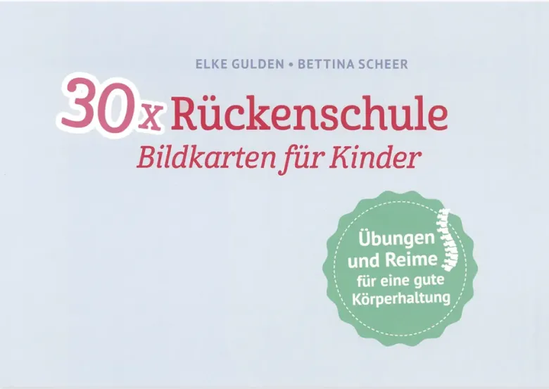 Karten-Set "30x Rückenschule Bildkarten für Kinder"