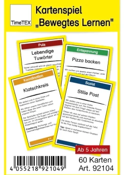 Kartenspiel "Bewegtes Lernen" 60-tlg. im Etui