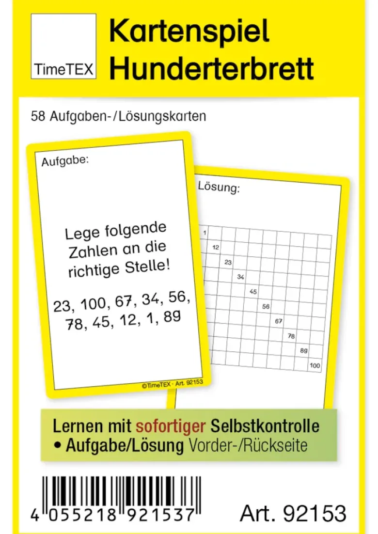 Kartenspiel "Hunderter-Brett", 60-tlg.