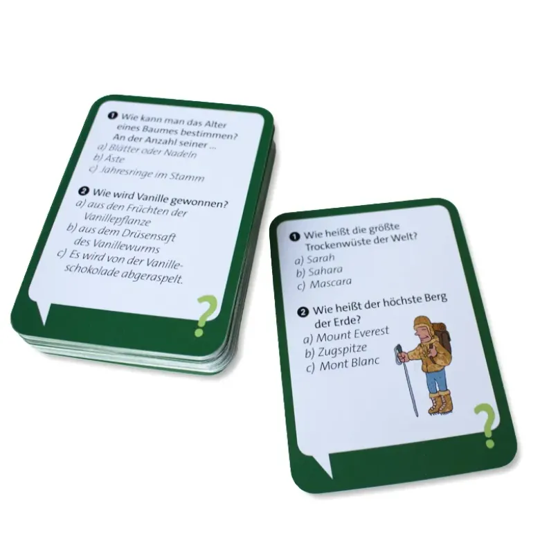Kartenspiel "Pocket Quiz Junior Natur"