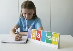 Klappen-Flipchart aus Pappe, Kalender