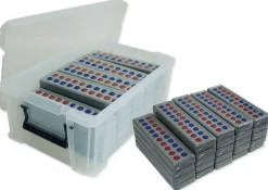 Klassensatz ABACO für 20-er Zahlenraum, rot-blau 5er-Wechsel, 24-tlg., in Box