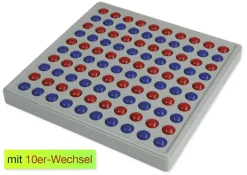 Klassensatz ABACO für 100-er Zahlenraum, rot-blau, 8-tlg., in Box