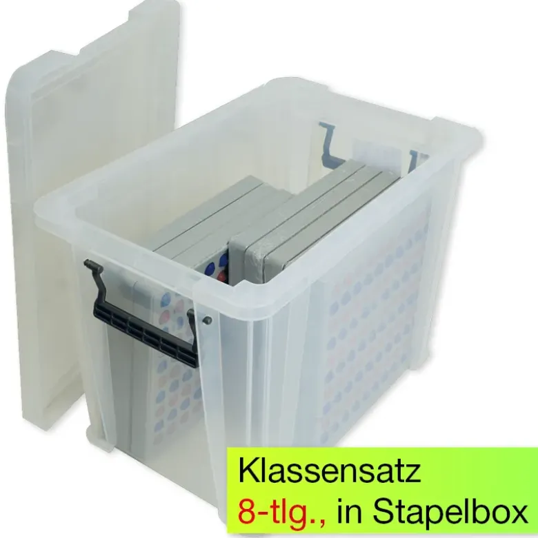 Klassensatz ABACO für 100-er Zahlenraum, rot-blau, 8-tlg., in Box