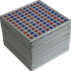 Klassensatz ABACO für 100-er Zahlenraum, rot-blau, 8-tlg., in Box