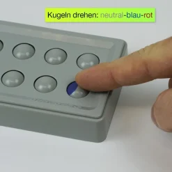 Klassensatz ABACO tricolor für 20-er Zahlenraum, rot-blau-grau, 24-tlg., in Box