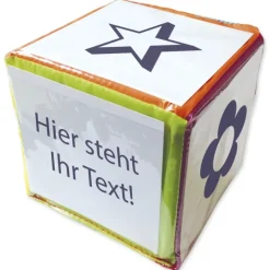 Klassensatz Blanko-Würfel mit Einstecktaschen 15 cm, 12-tlg. in Box