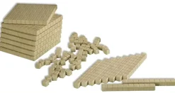Klassensatz Dienes Grundsortiment, 432-tlg., Zahlenraum 1.000, naturfarben