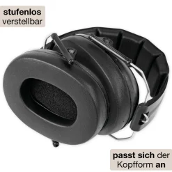 Klassensatz Gehör-Schutz "Auris Plus" schwarz, 24-tlg., in Box