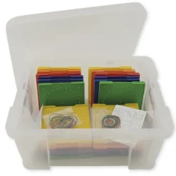 Klassensatz Geometrie-Brett doppelseitig (5x5 Stifte), 24 Stück in Box, 15x15 cm, bunt