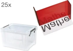 Klassensatz Geometrie-Spiegel halbtransparent, 25-tlg., in Box