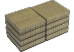 Klassensatz Hunderter-Platte aus RE-Wood, 8-tlg. in Stapel-Box